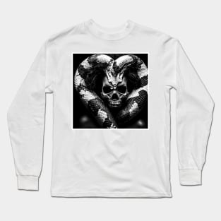 woman with snakes 2 Long Sleeve T-Shirt